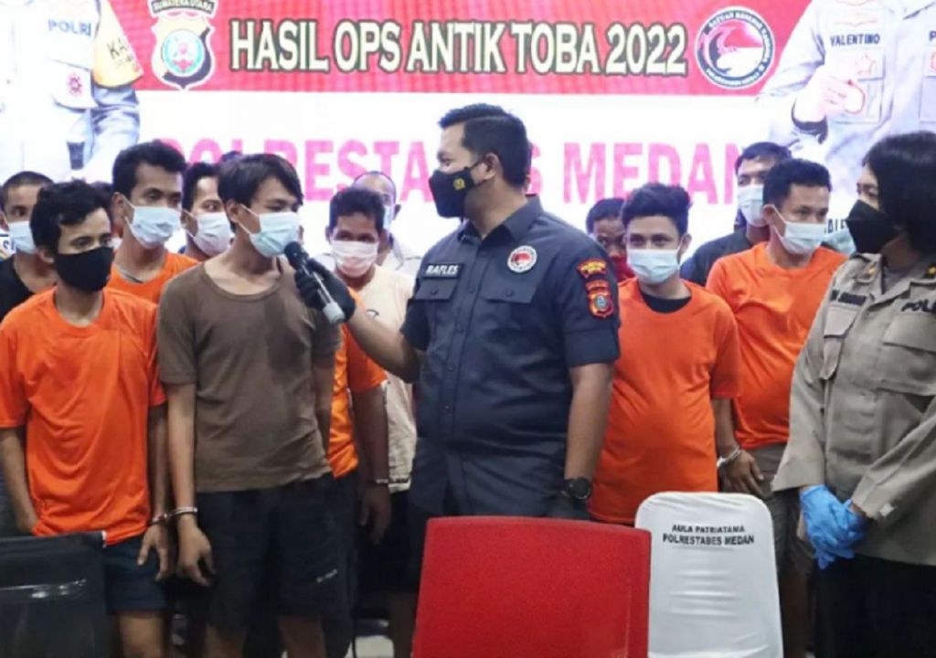 Belum Sebulan Polrestabes Medan Tangkap 105 Tersangka, Wow - GenPI.co SUMUT