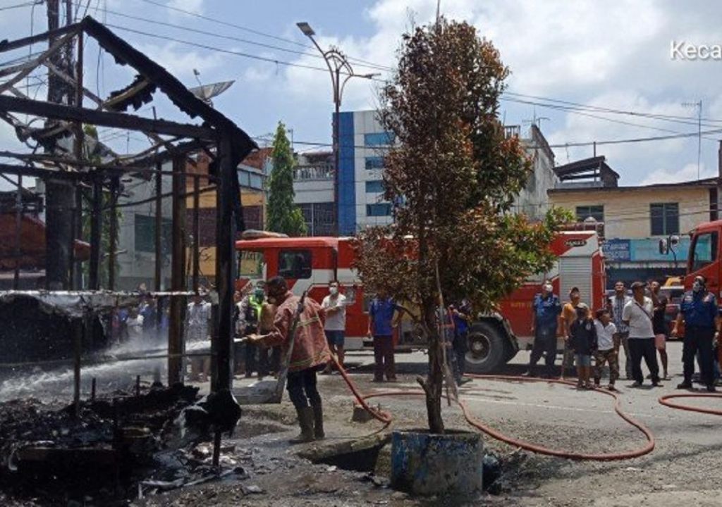 Pos Polisi di Medan Ludes Terbakar, Ternyata Pelakunya - GenPI.co SUMUT