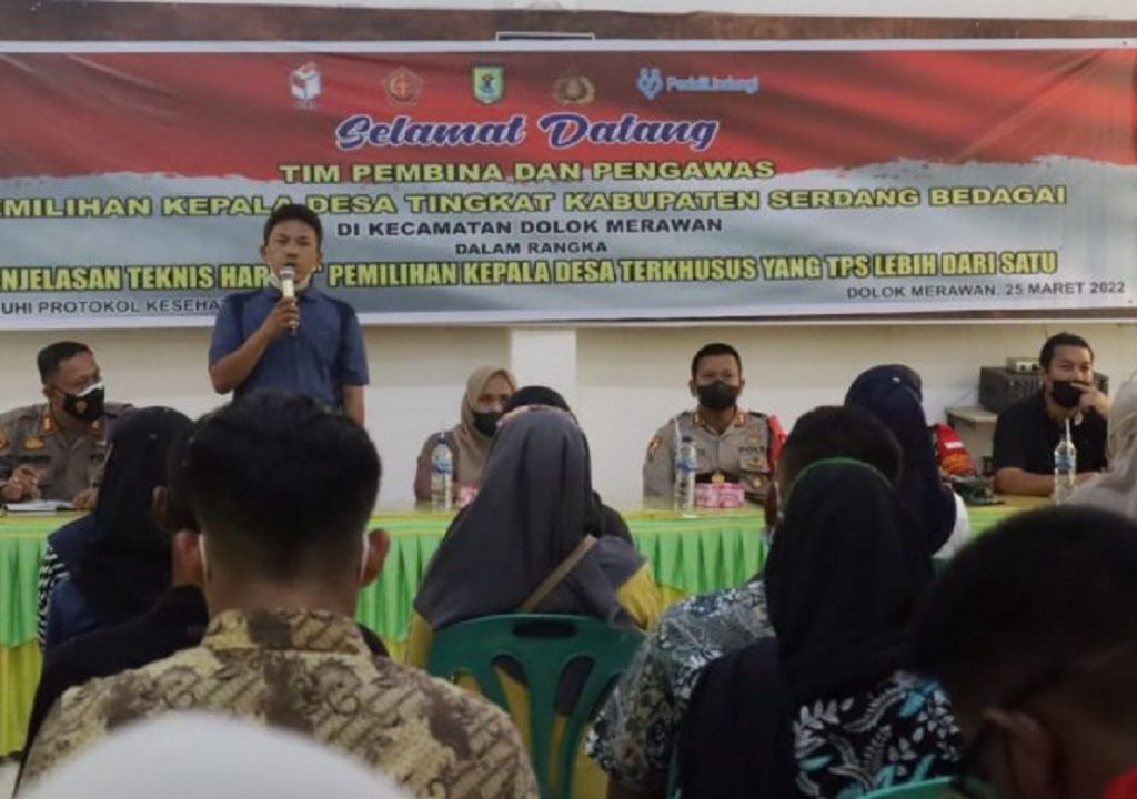 Kapolres Tebing Tinggi Ingatkan Panitia Pilkades Ini - GenPI.co SUMUT