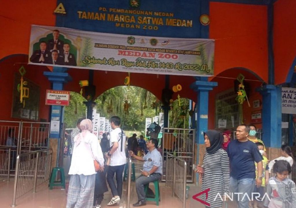 Wow! 13.100 Pengunjung Padati Medan Zoo - GenPI.co SUMUT