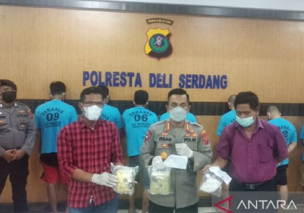 Polisi Deli Serdang Tangkap 3 Sindikat Bandar Sabu - GenPI.co SUMUT