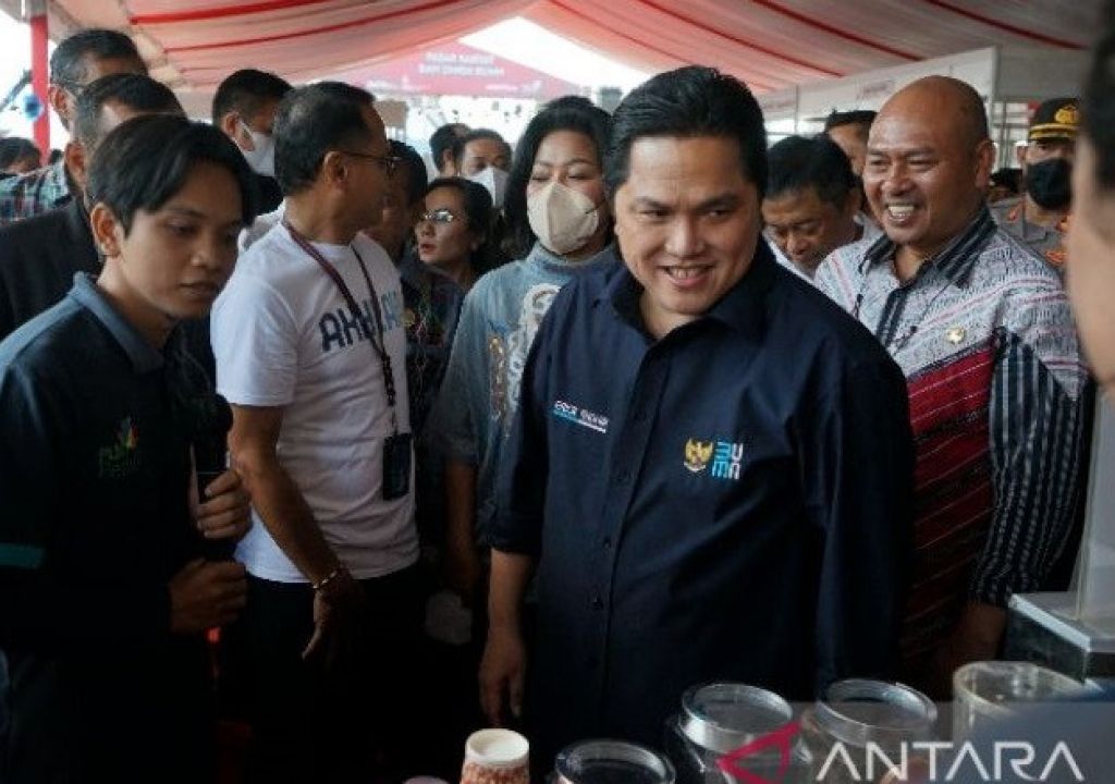 Menteri Erick Thohir Kunjungi Stand Rumah PLN Sumut - GenPI.co SUMUT