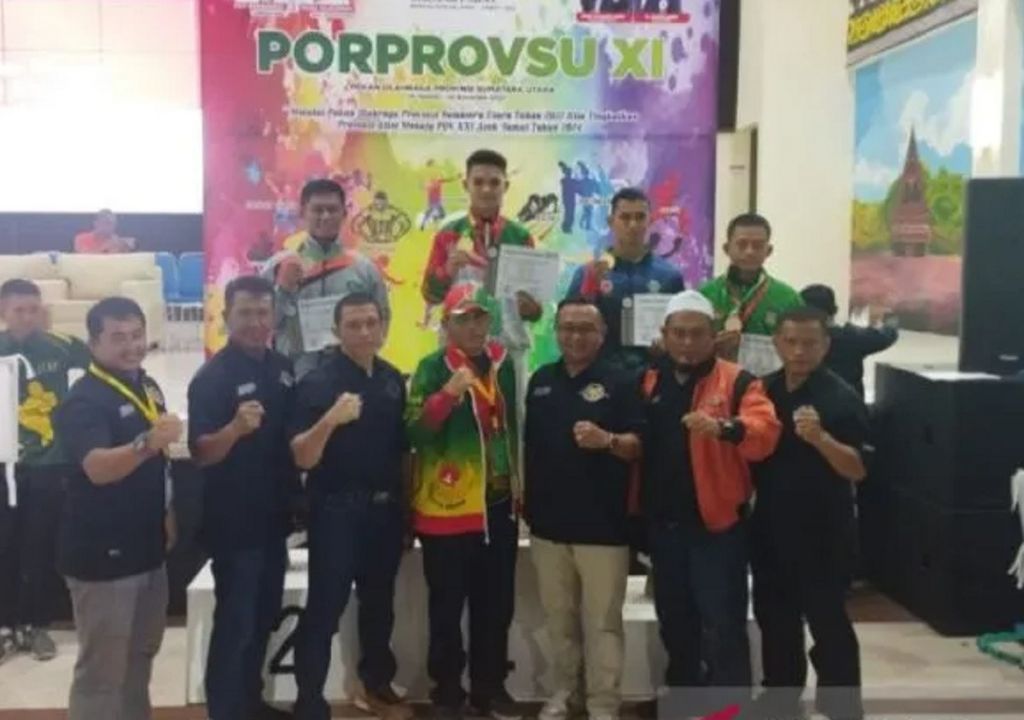 Raih 5 Emas, Medan Juara Umum Tarung Derajat Porprov - GenPI.co SUMUT