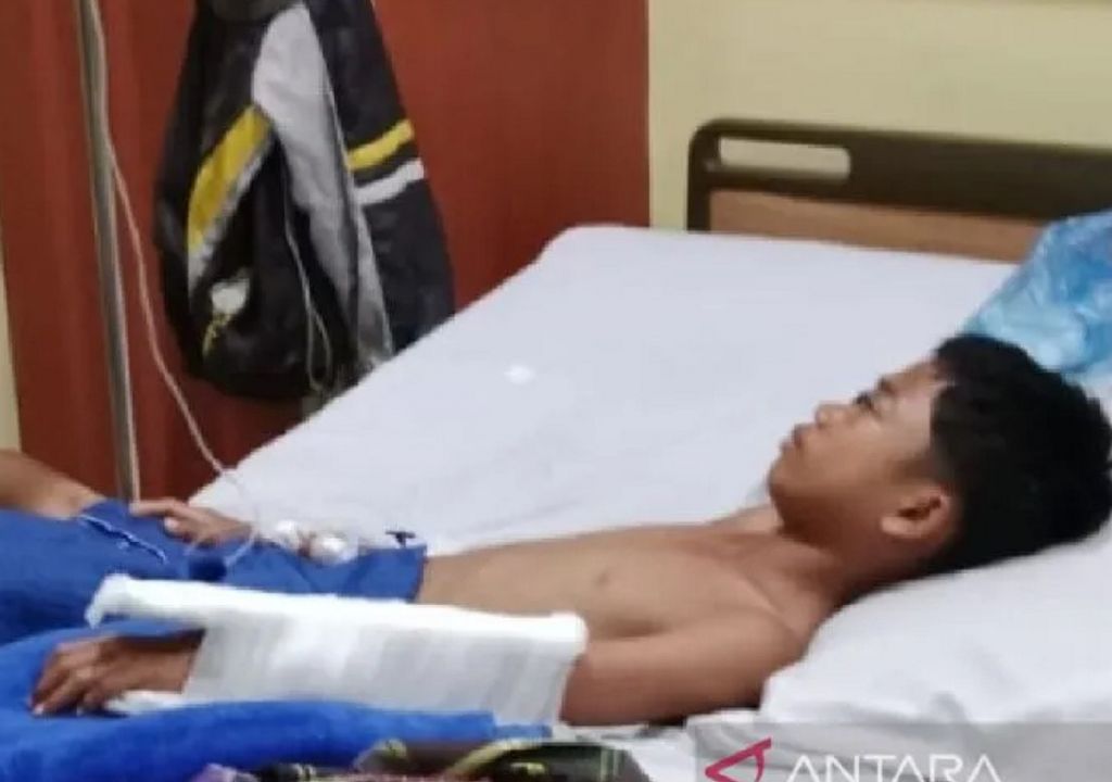 Dibacok, Tangan Kiri Anak SMP di Medan Hampir Putus - GenPI.co SUMUT