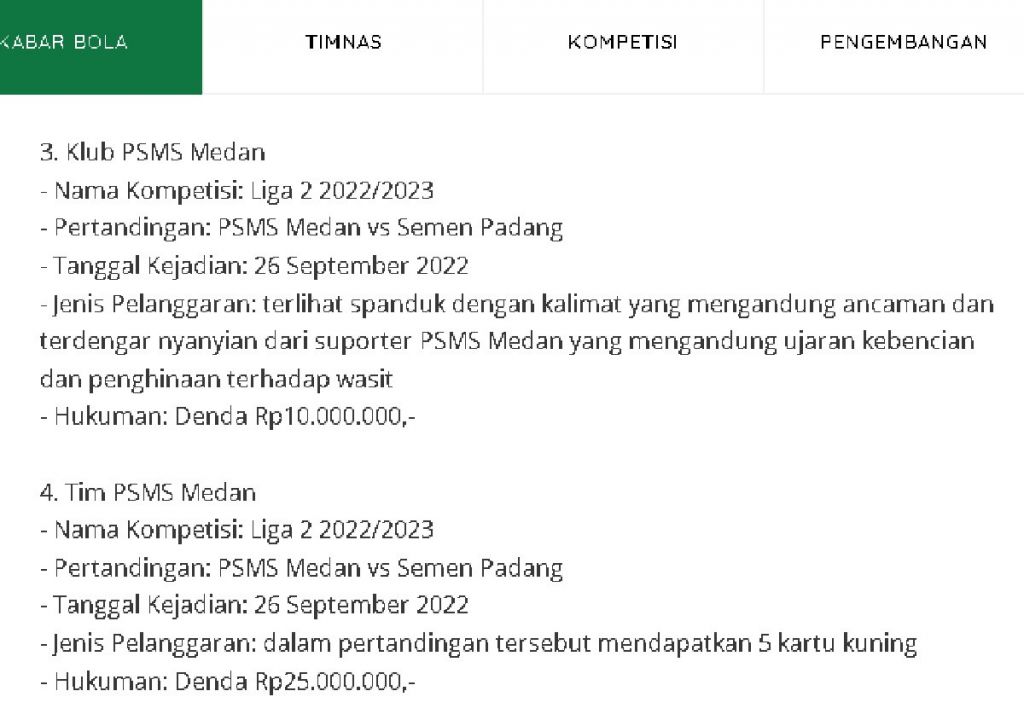 Gegara Spanduk, PSSI Jatuhkan Sanksi ke PSMS Medan - GenPI.co SUMUT