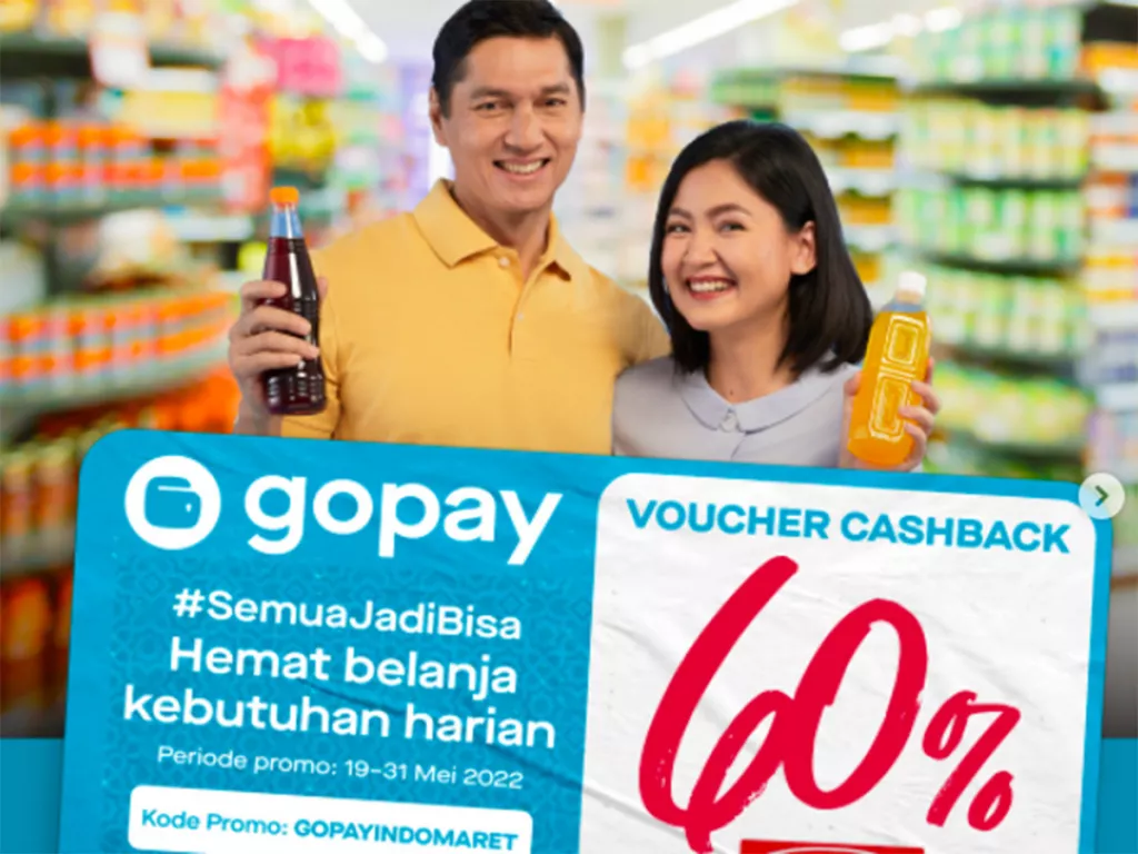Promo GoPay, Belanja di Indomaret Dapat Cashback 60 Persen! - GenPI.co NTB