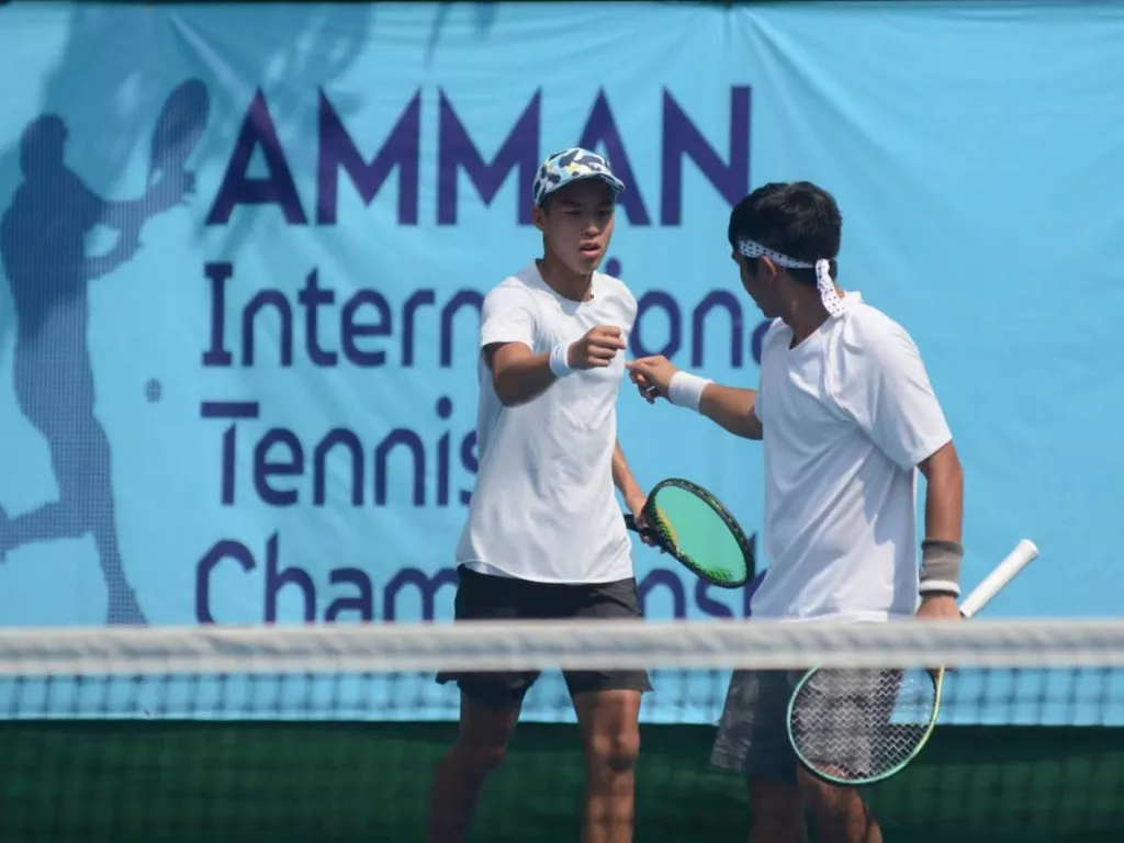 Masuk Final, Nathan/Christo KuakTrik Kemenangan Amman International Tennis - GenPI.co KALBAR