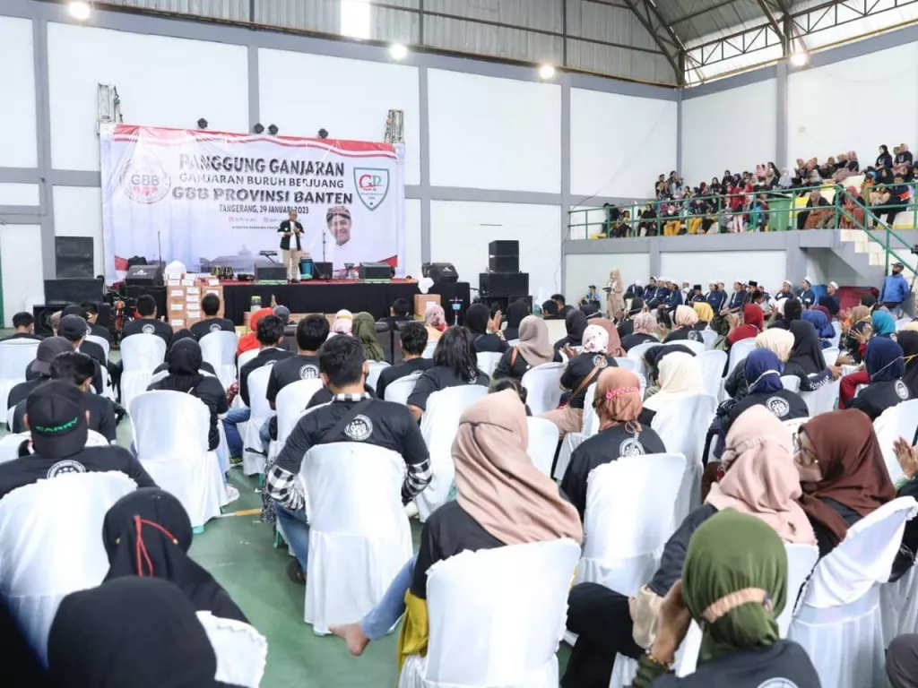 Demi Ganjar Presiden 2024, Ganjaran Buruh Berjuang Banten Siap Begerilya - GenPI.co SULSEL