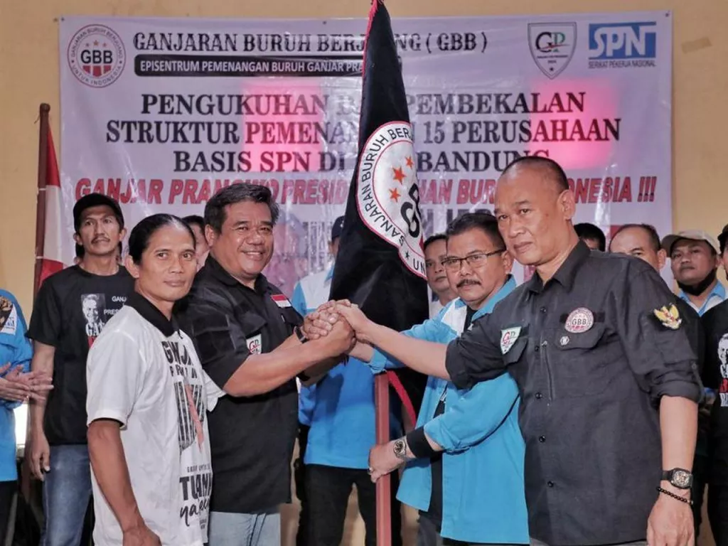 1,8 Juta Buruh Siap Kawal Ganjar Pranowo untuk Presiden 2024 - GenPI.co NTB
