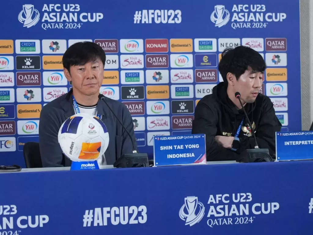 Timnas Indonesia U-23 Dibungkam Qatar, Shin Tae Yong: Pertunjukan Komedi - GenPI.co NTB