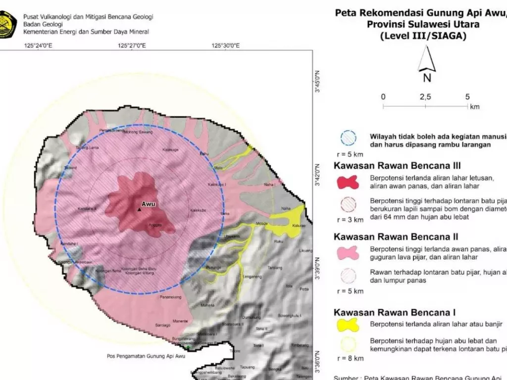 Status Gunung Awu di Sulawesi Utara Naik, dari Waspada Jadi Siaga - GenPI.co NTB