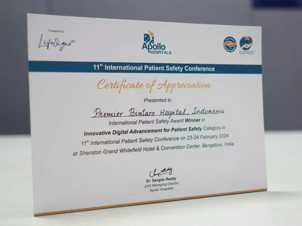 RS Premier Bintaro Raih Penghargaan Inovasi Digital di India - GenPI.co SUMUT