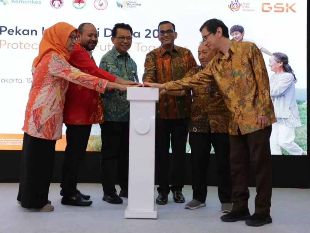 Gandeng Kemenkes, GSK Indonesia Peringati Pekan Imunisasi Dunia 2024 - GenPI.co SULSEL