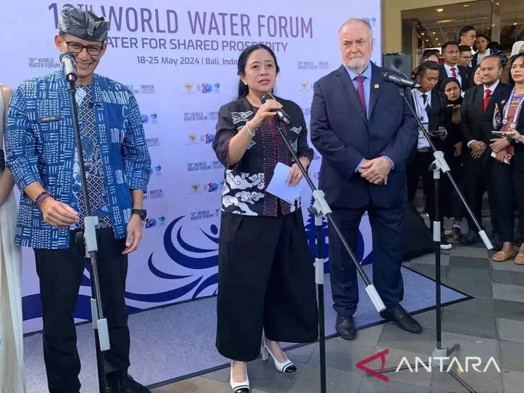 Bertemu Jokowi di World Water Forum, Puan Maharani: Banyak Obrolan - GenPI.co SUMSEL