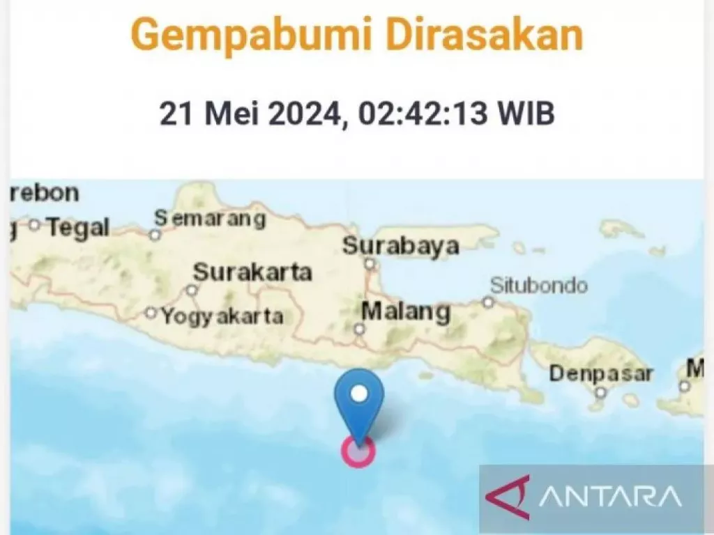 Malang Diguncang Gempa Magnitudo 5.3 - GenPI.co SULTRA