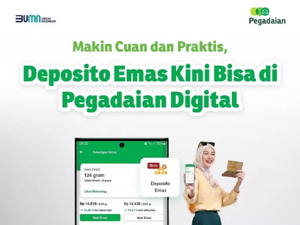 Pegadaian Luncurkan Deposito Emas, Investasi Aman dengan Imbal Hasil Menarik - GenPI.co RIAU