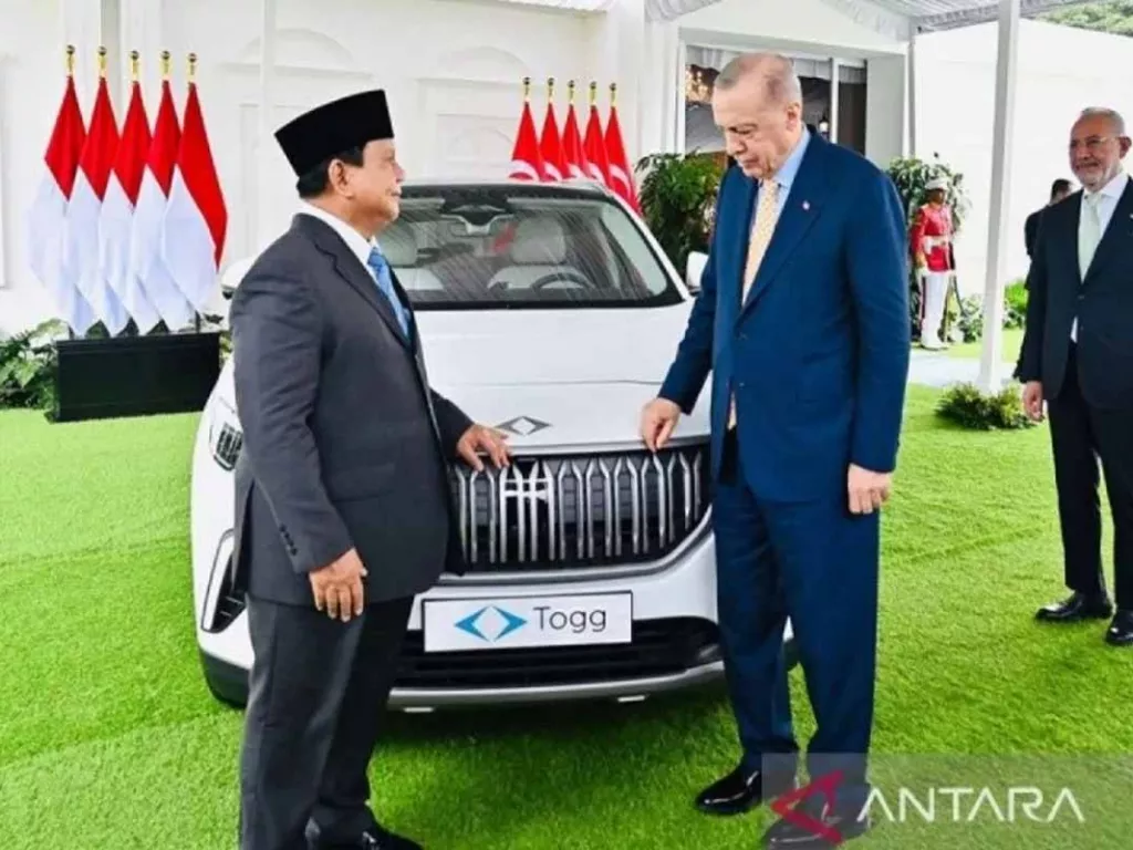 Prabowo Dapat Hadiah Mobil Listrik Togg T10X dari Erdogan, KPK: Terpenting Dilaporkan - GenPI.co NTB