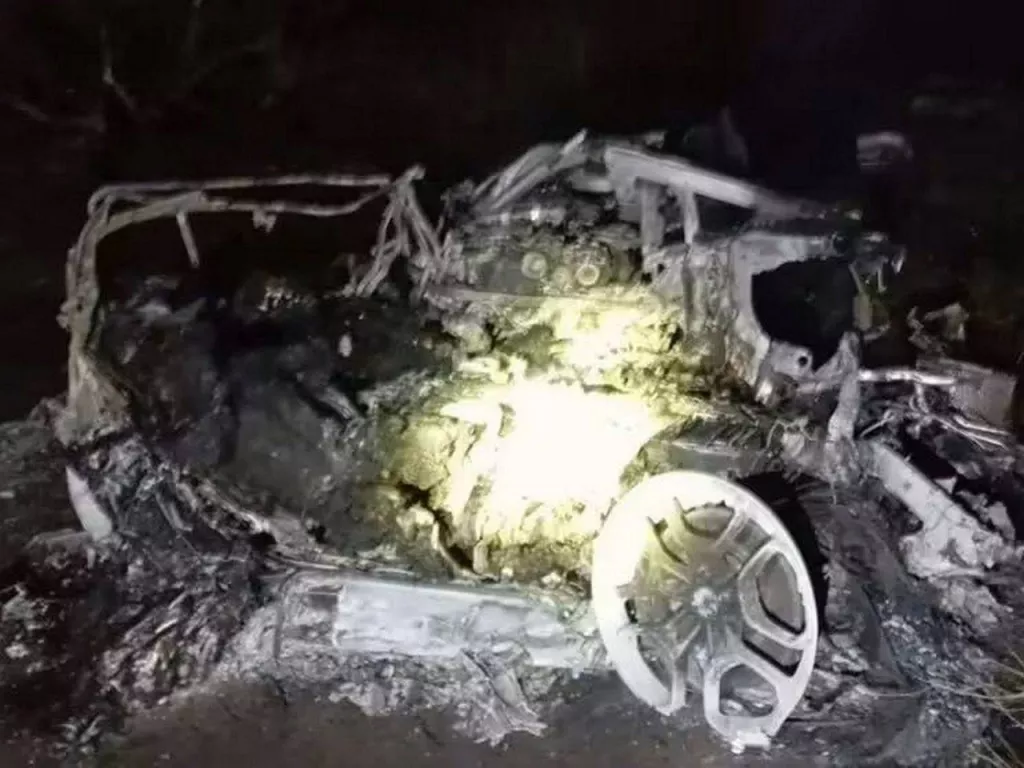 Penampakan Lamborghini Diogo Jota Saat Terbakar Hingga Hangus - GenPI.co SUMUT