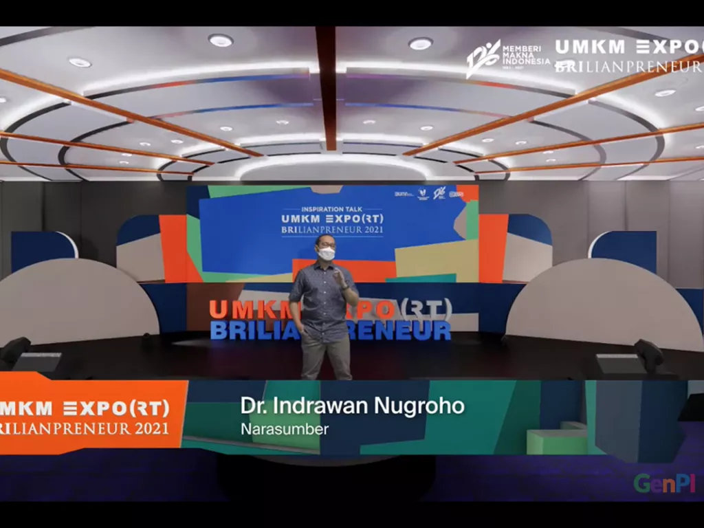 Inspiration Talk UMKM EXPO(RT) BRILIANPRENEUR 2021 - GenPI.co
