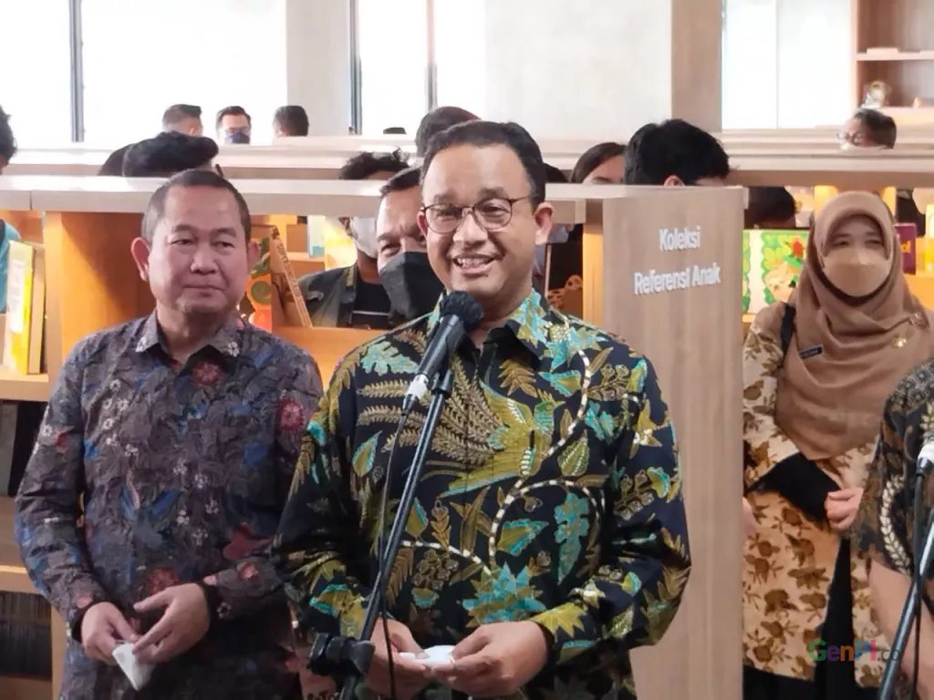 Anies Baswedan Harap Perpustakaan Jakarta Bisa Bentuk Komunitas - GenPI.co JATIM