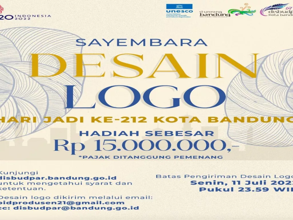Cara Mengikuti Sayembara Desain Logo HUT Kota Bandung - GenPI.co JATIM