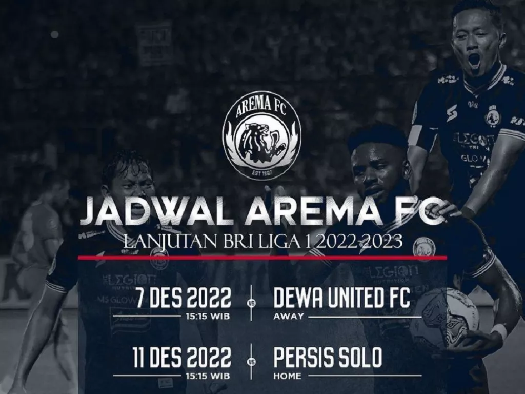 Link Live Streaming Dewa United vs Arema FC, Kedua Tim Mencoba Bangkit - GenPI.co SULSEL