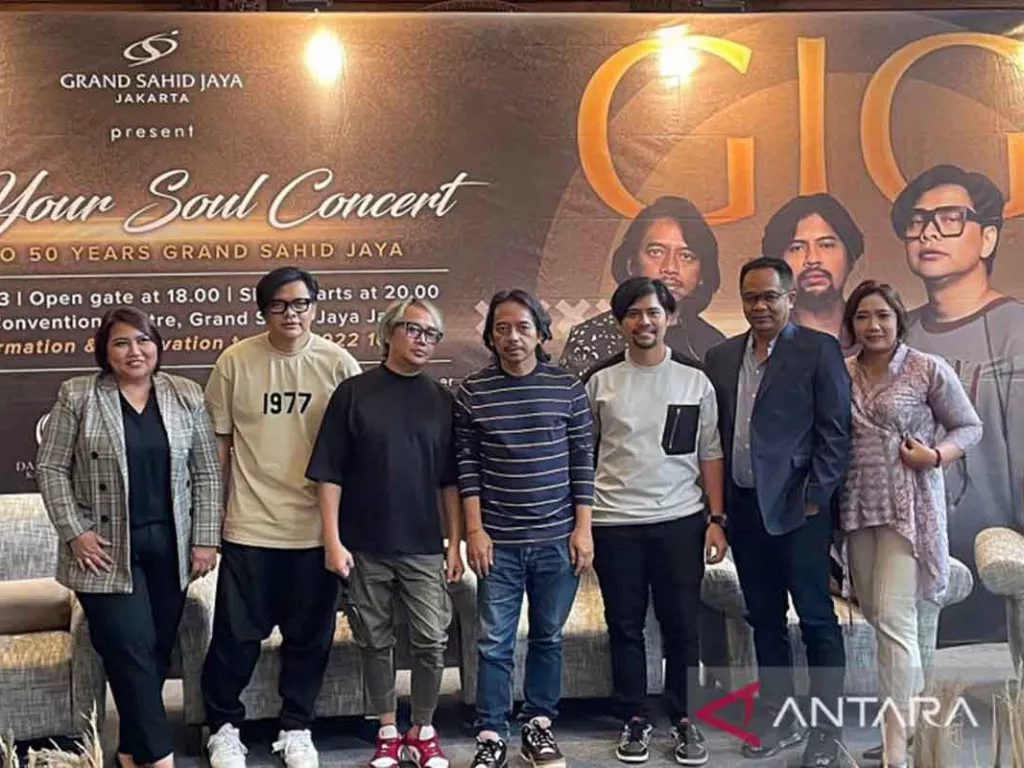 Konser Spesial, GIGI Akan Tampil di Grand Sahid Jaya Jakarta - GenPI.co SUMSEL