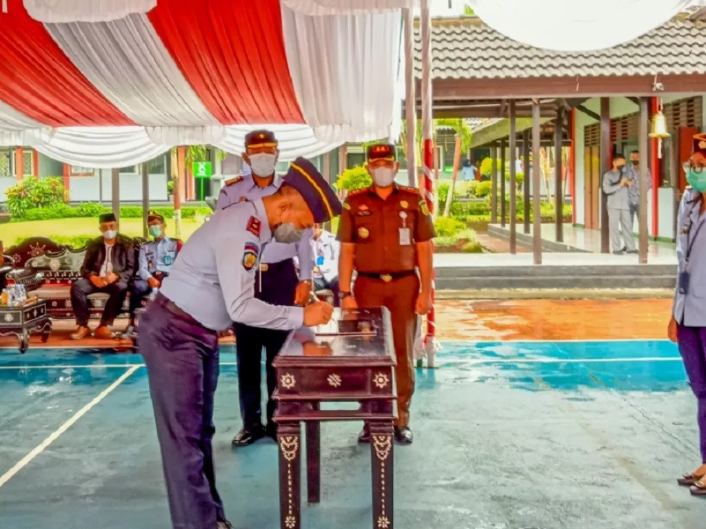 ASN Rutan Praya Lombok Tengah Ucapkan Janji Kerja, ini Tujuannya - GenPI.co