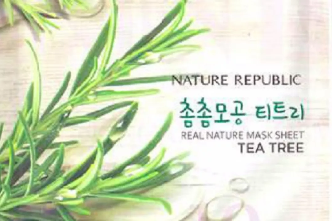 Nature Republic Tea Tree. Натур Репаблик маска чайное дерево.