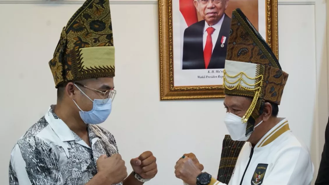Bertemu Menpora, Jeka Saragih Minta Dukungan Warga Indonesia