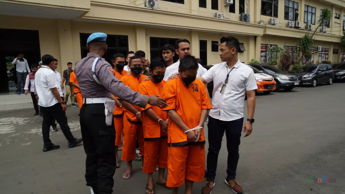 Satgas Pangan Polda Banten Tangkap 7 Mafia Beras