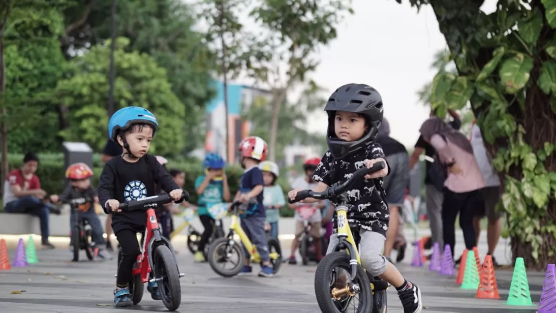 Komunitas Push Bike Jakarta berdiri sejak 1 Januari 2018 lalu. (Foto: Rizal Kris)