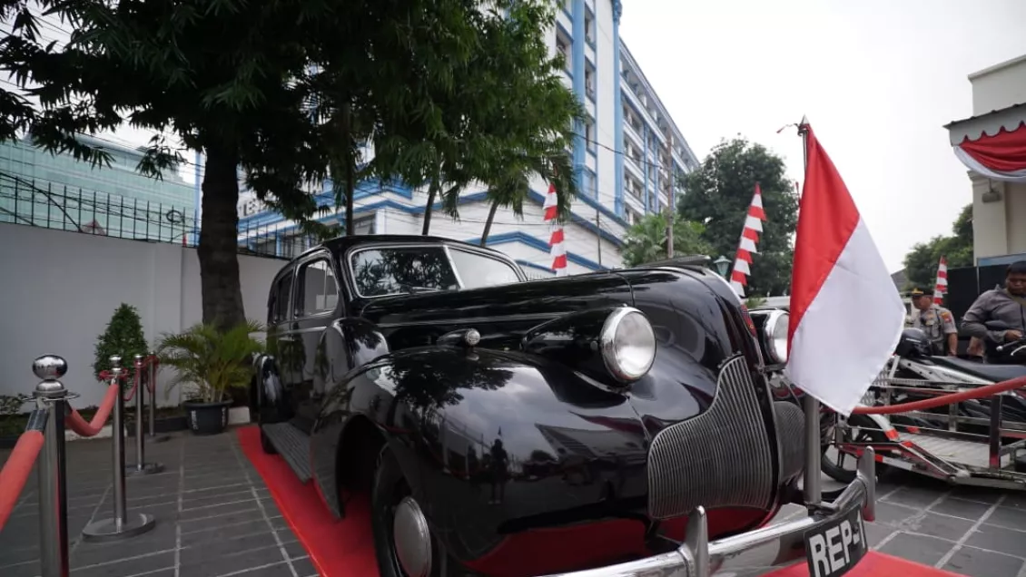 Mobil ini menjadi salah satu koleksi Museum Joang.