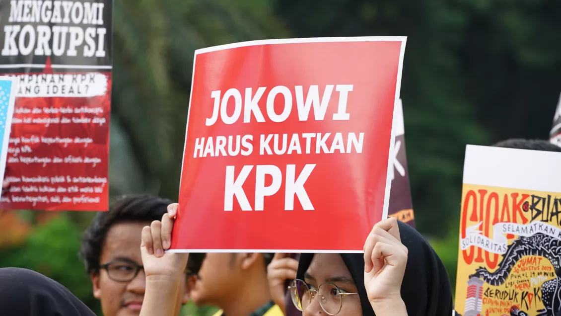 Kritikan mahasiswa untuk Presiden Joko Widodo.