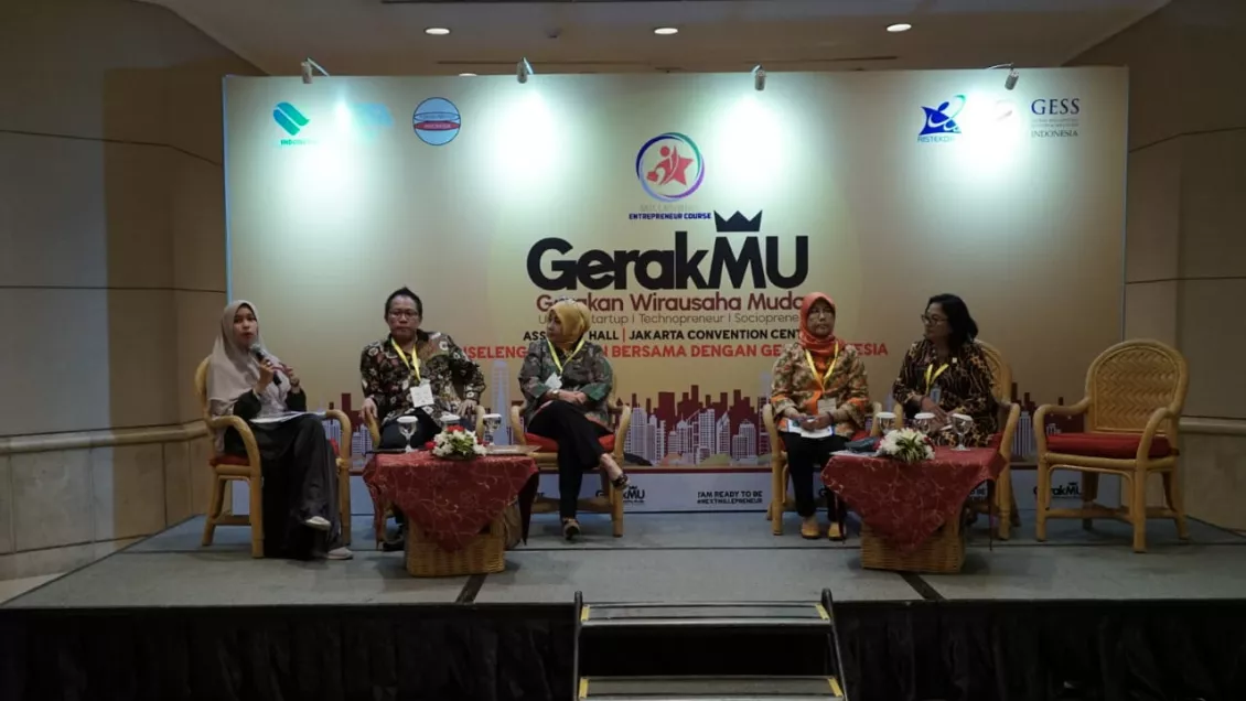 Acara talkshow GerakMu yang diselenggarakan oleh BIG Indonesia Foundation di JCC, Senayan (19/9).