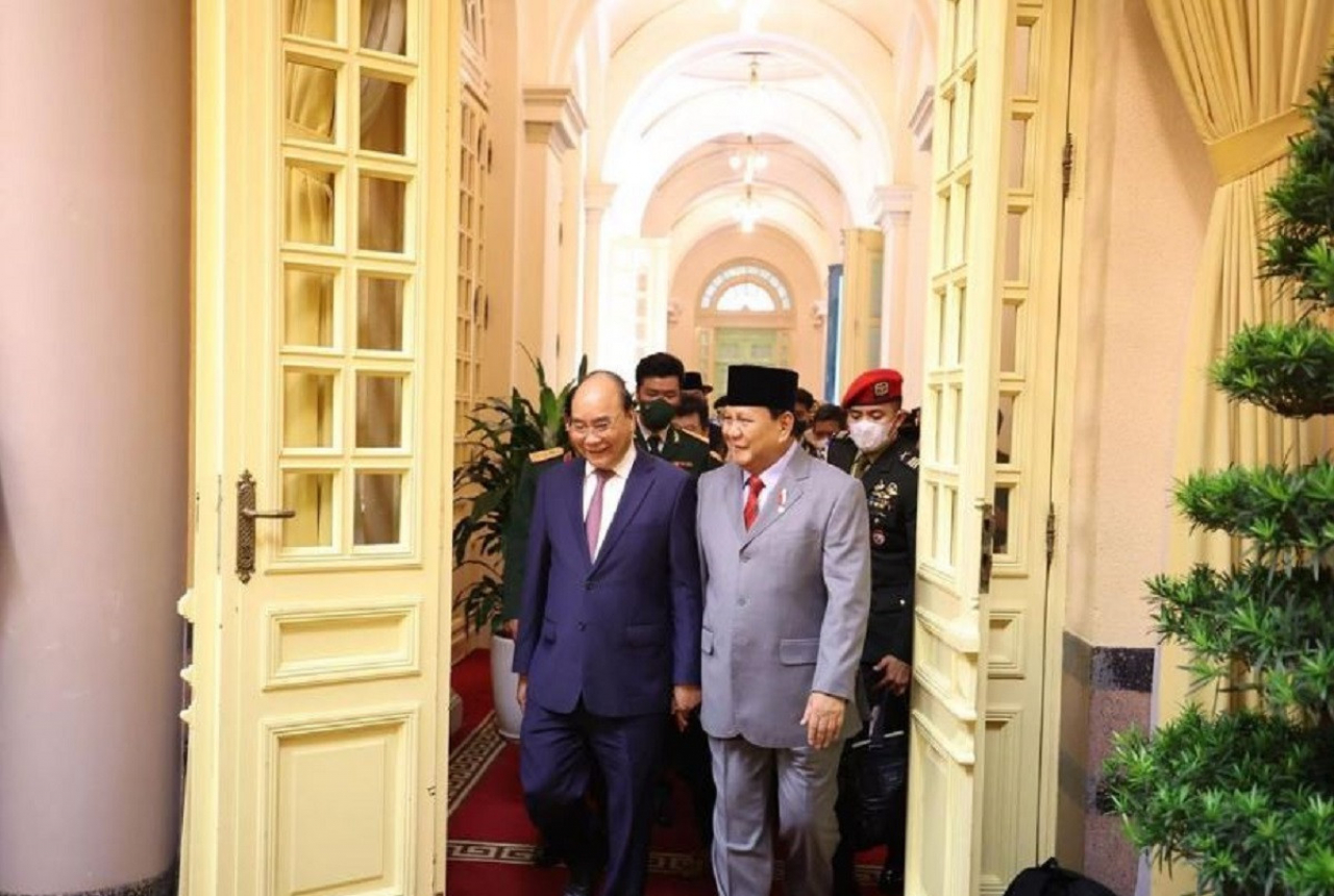 Lihat Nih, Menhan Prabowo Dapat Sambutan Hangat Presiden Vietnam - GenPI.co