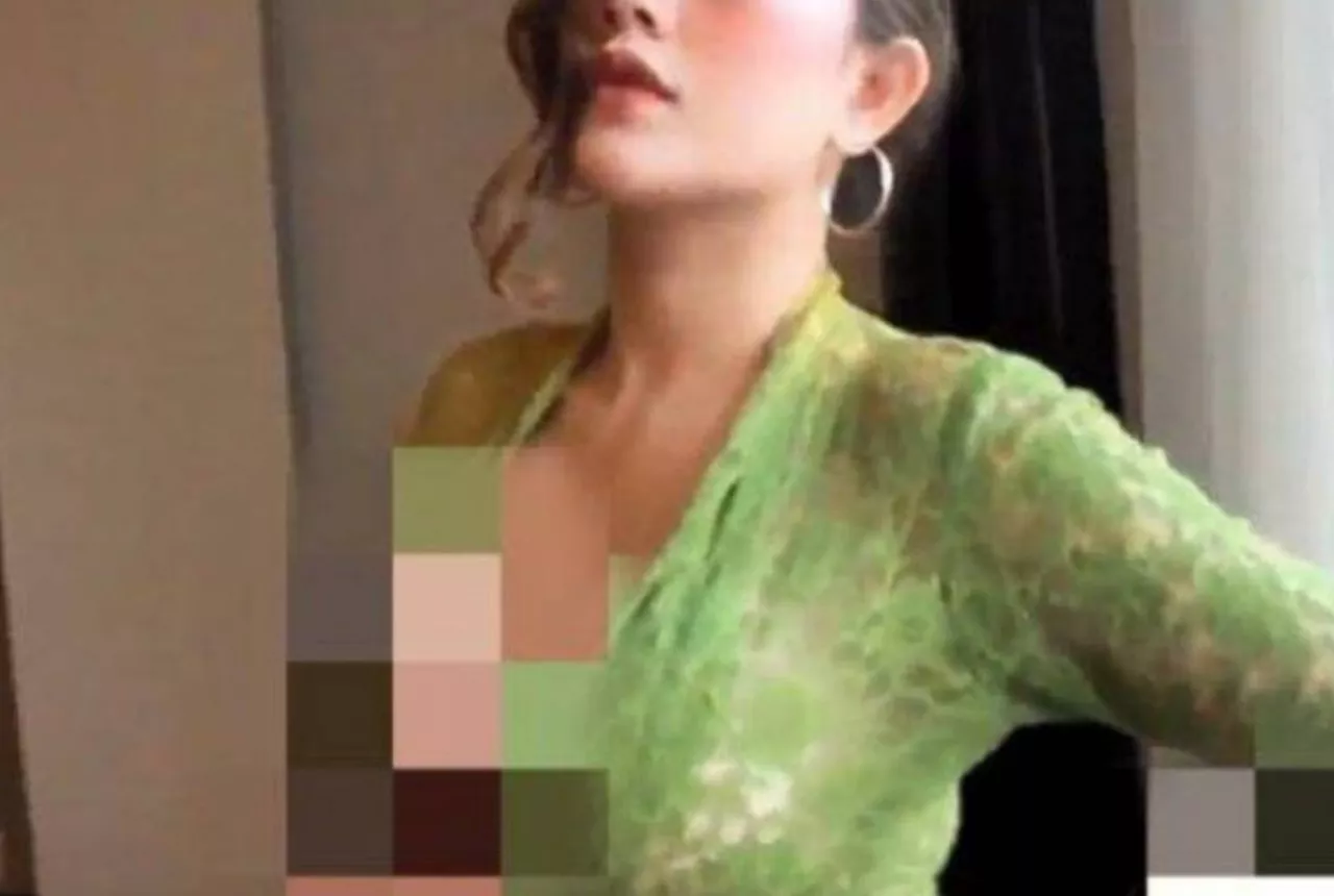 Link Full Video Wanita Kebaya Hijau Viral di Twitter, Tangannya untuk  Menutupi - GenPI.co