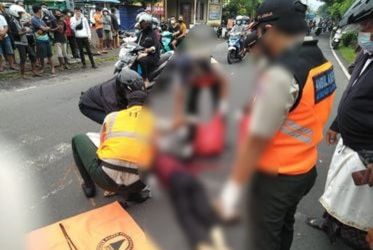Kecelakaan Maut Ini Cabut Nyawa Guru Wanita SMA di Denpasar Bali - GenPI.co BALI