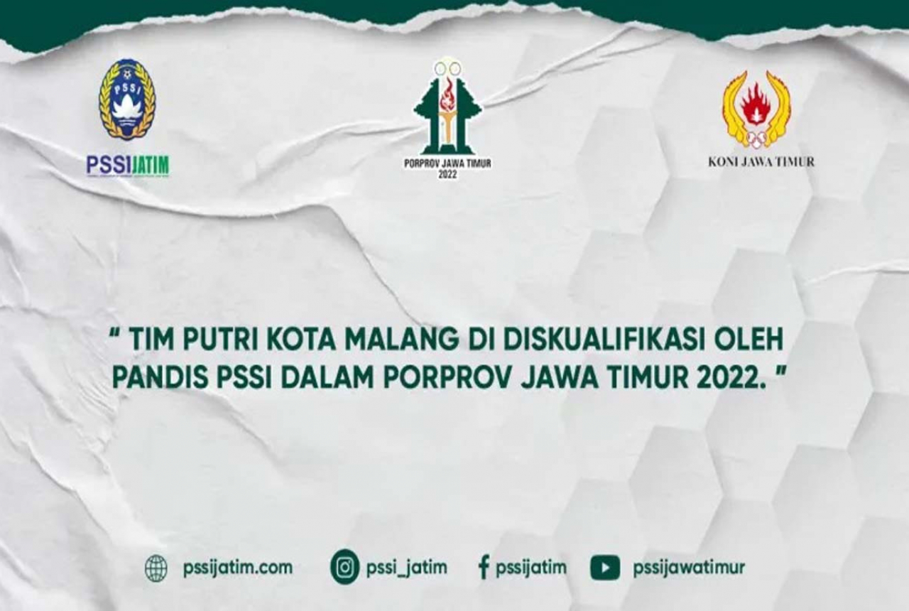 Pandis PSSI Jatim Sanksi Tim Putri Kota Malang, Porprov 2022 - GenPI.co JATIM