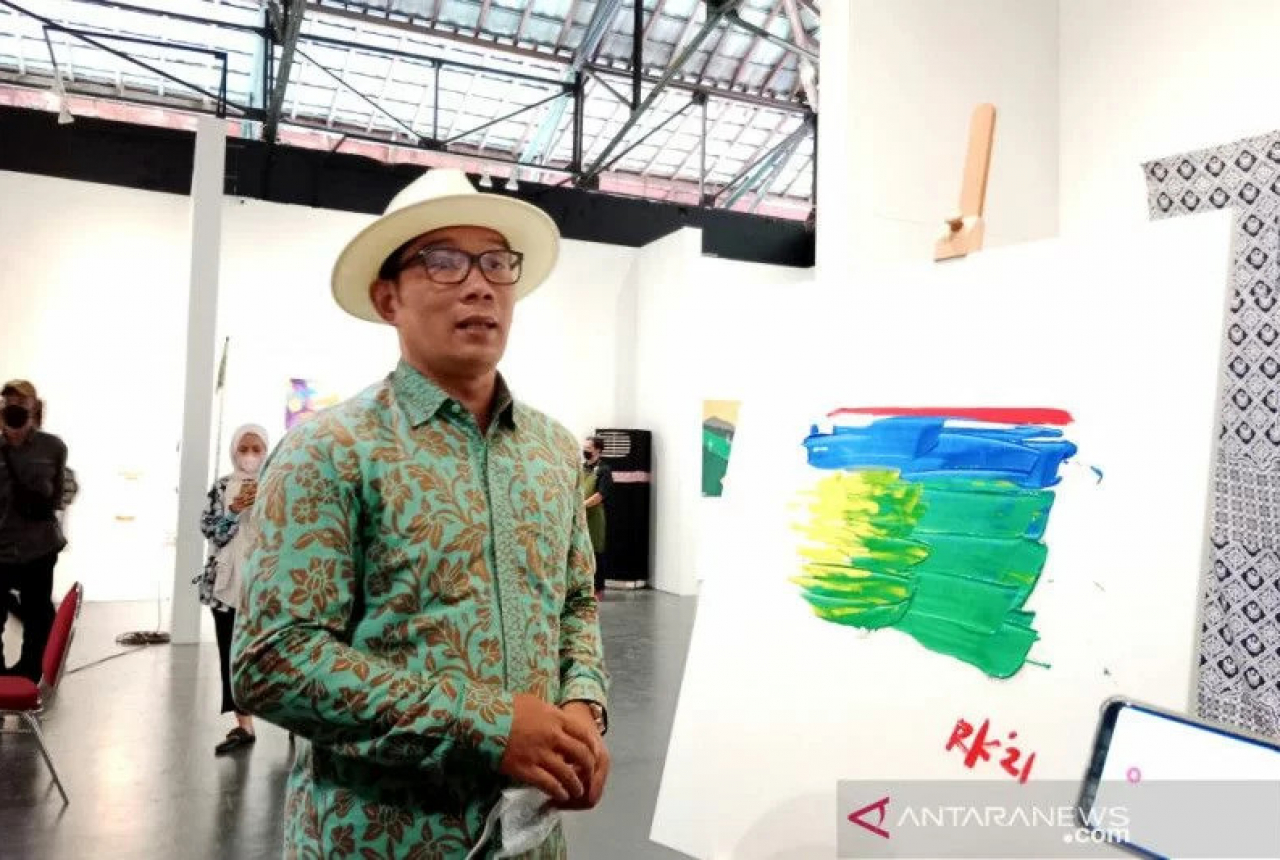 Lewat Lukisan, Ridwan Kamil Isyaratkan Akan Maju ke Pilpres 2024 - GenPI.co JOGJA