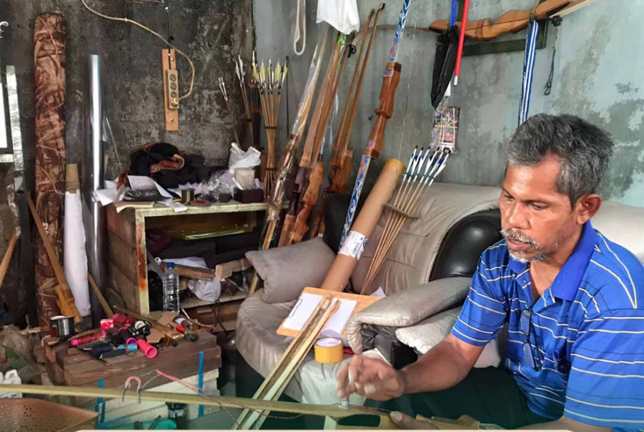 Keuletan Pria Ini Berhasil Bawa Jemparingan ke Pasar Nusantara - GenPI.co JOGJA