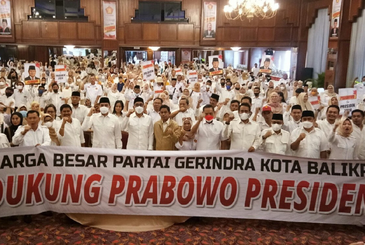 Ribuan Kader Gerindra Kaltim Berkumpul, Prabowo Presiden Menggema - GenPI.co KALTIM