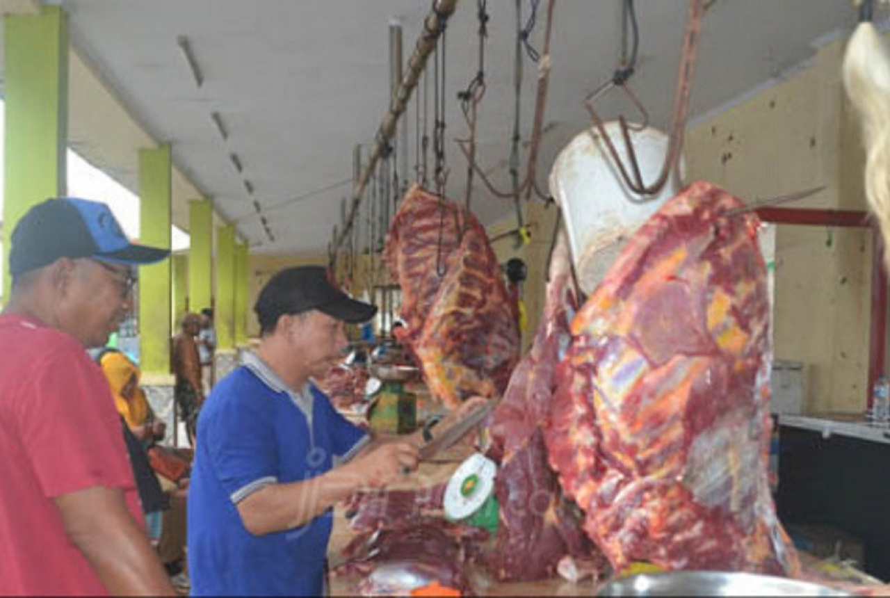 Jelang Tahun Baru, Stok Daging di Mataram Aman - GenPI.co NTB