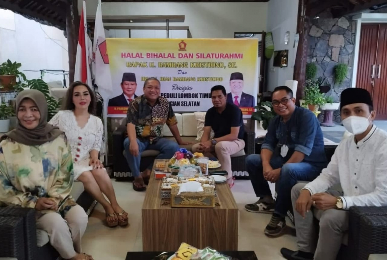 Silaturahmi Lebaran, Bambang Kristiono Temui Tim HBK Peduli - GenPI.co NTB