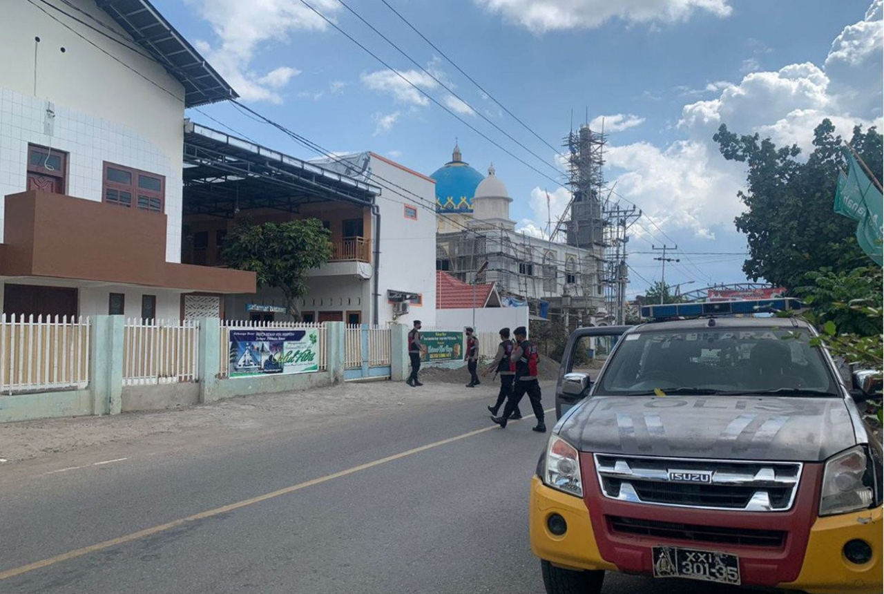 Jajaran Polres Bima Kota Pantau Tempat Ibadah - GenPI.co NTB