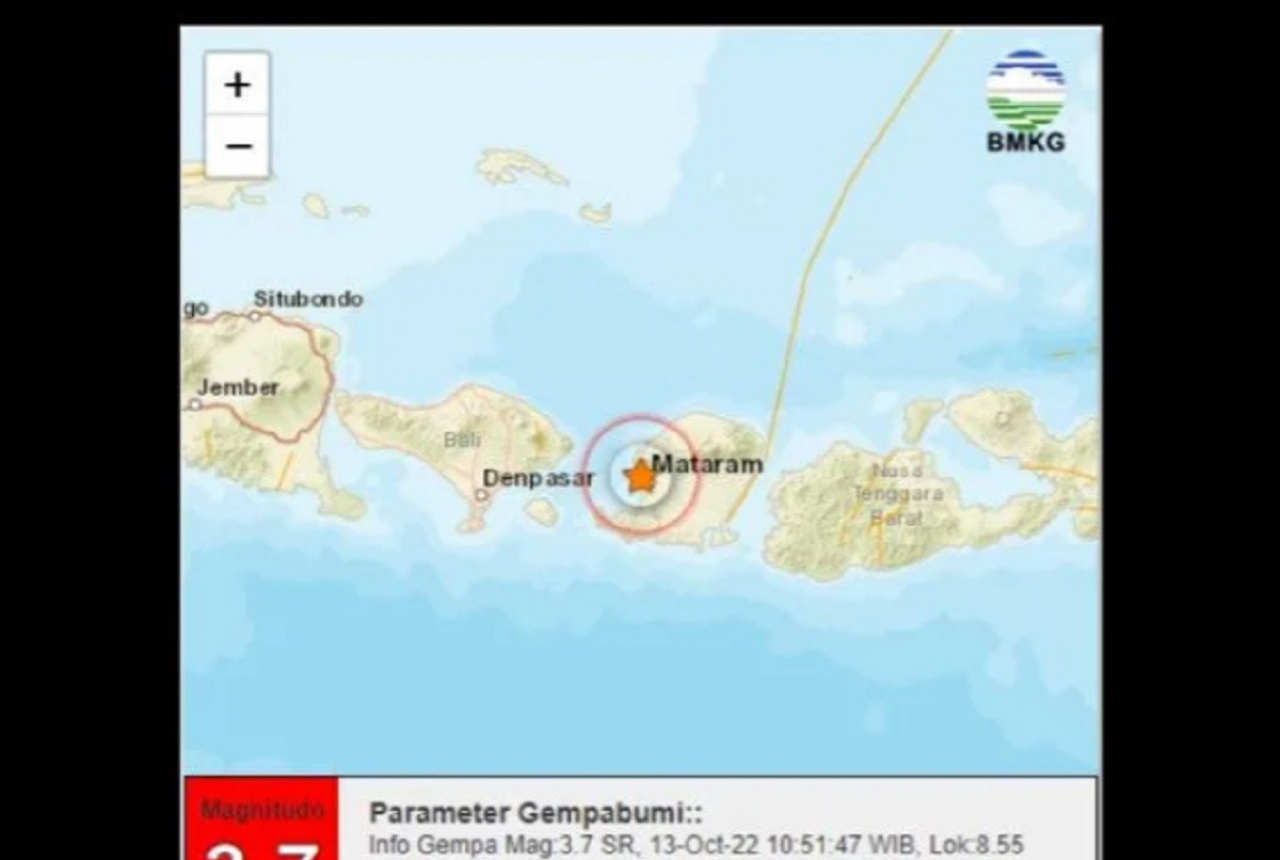 Gempa Bumi Magnitudo 3,7 Guncang Mataram - GenPI.co NTB