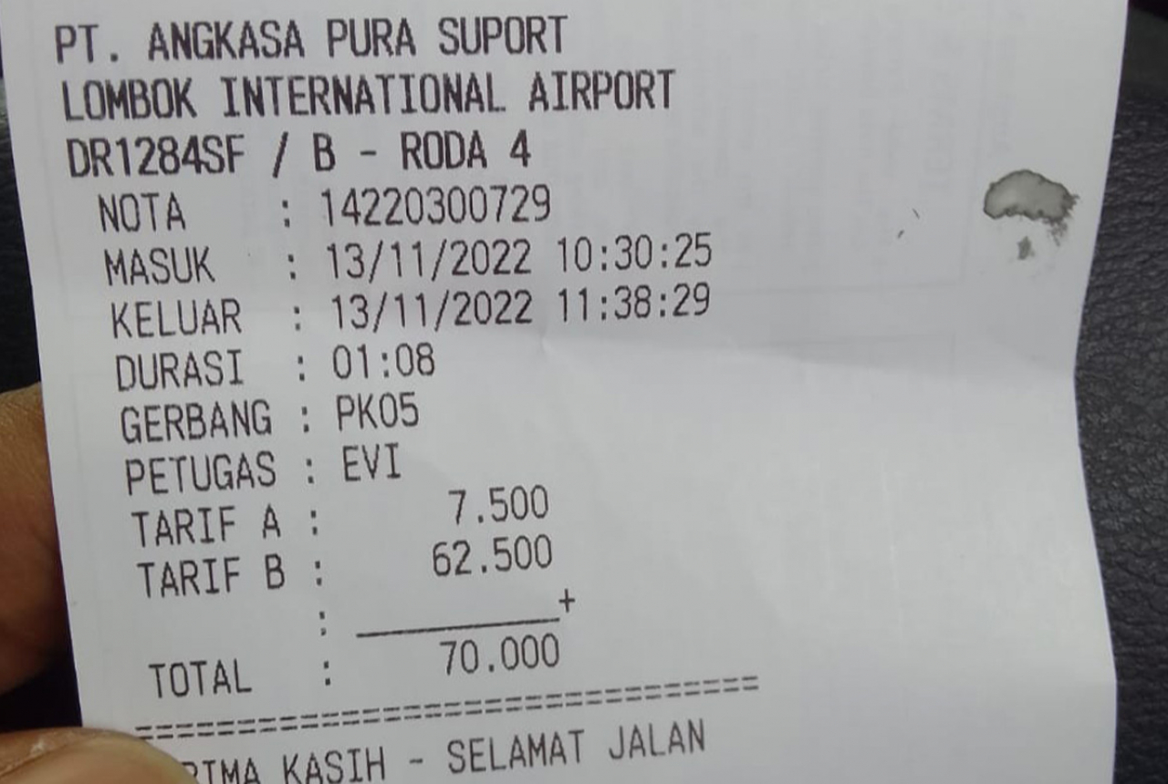Tarif Parkir Bandara Lombok Dikeluhkan, APS: Sudah Sesuai - GenPI.co NTB