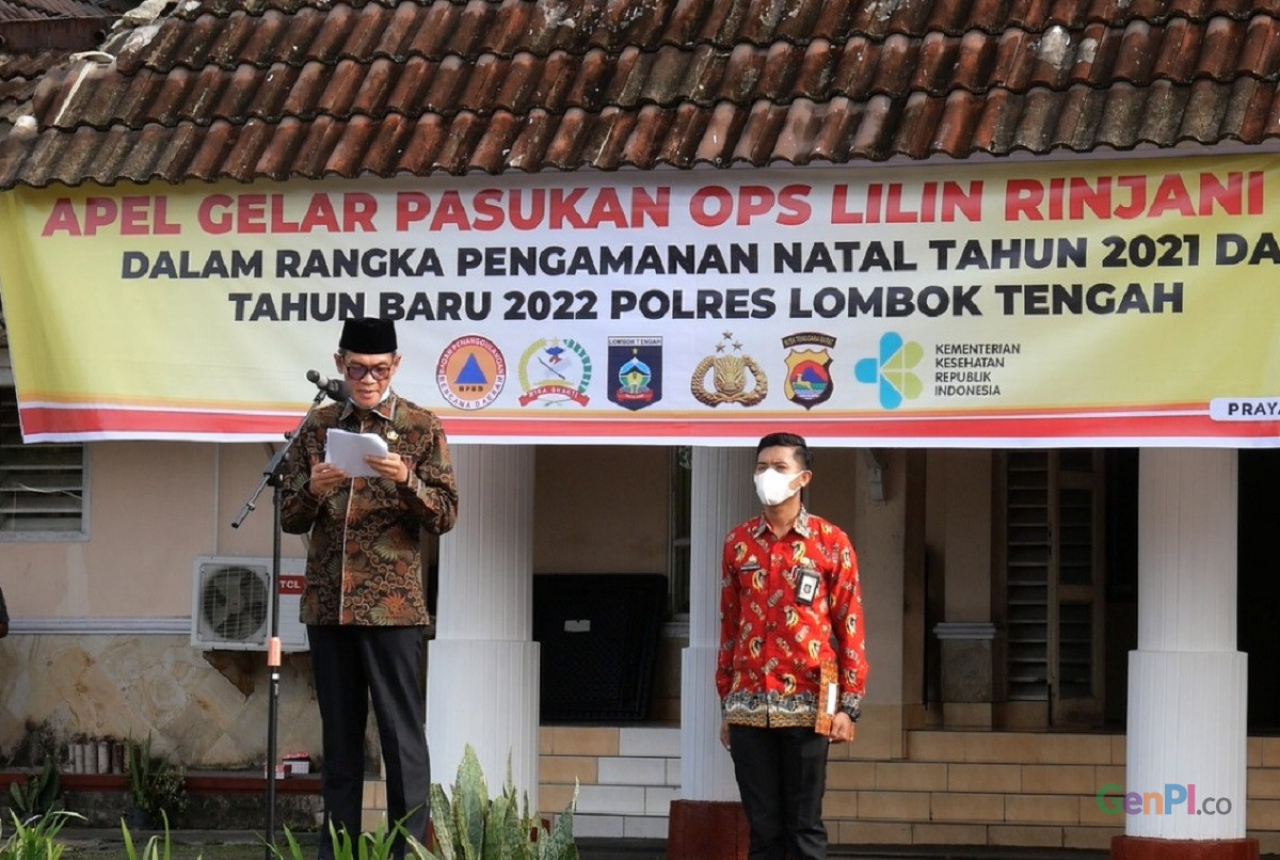 Amankan Nataru, 200 Personel Polisi Lombok Tengah Diturunkan - GenPI.co NTB