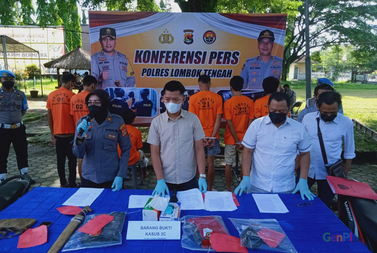 Belum Sebulan, Polres Lombok Tengah Ungkap 5 Kasus - GenPI.co NTB