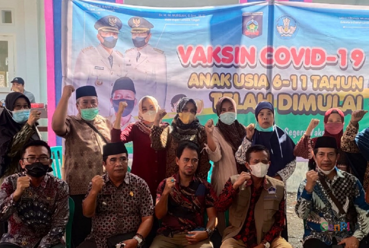 Kinerja Vaksinator Anak di Praya Timur Diacungi Jempol Bupati - GenPI.co NTB